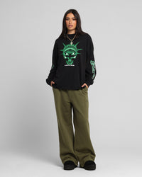 Loiter Liberty Long Sleeve T-Shirt Vintage Black