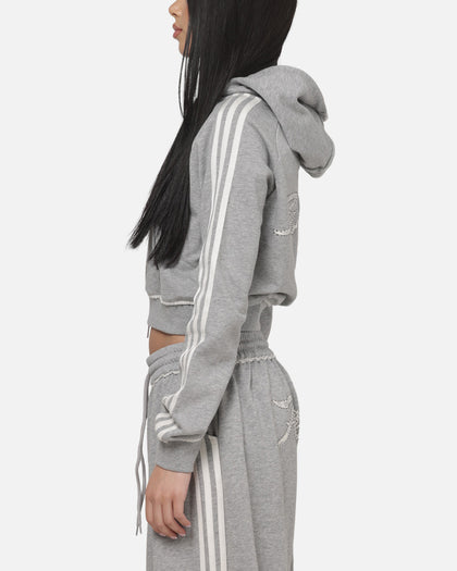 GFX Zip Track Top Medium Grey Heather