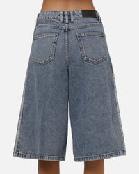 Adidas Women's Jorts Worn Blue