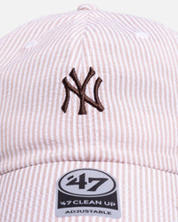 47 Brand New York Yankees 'Seersucker' 47 Clean Up Strapback Brown