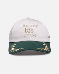 Mitchell & Ness Jaguar TCS Racing 'Vintage' Dad Fit Strapback White/Green