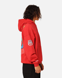 Mitchell & Ness San Francisco 49ers Super Bowl World Hoodie Faded Red