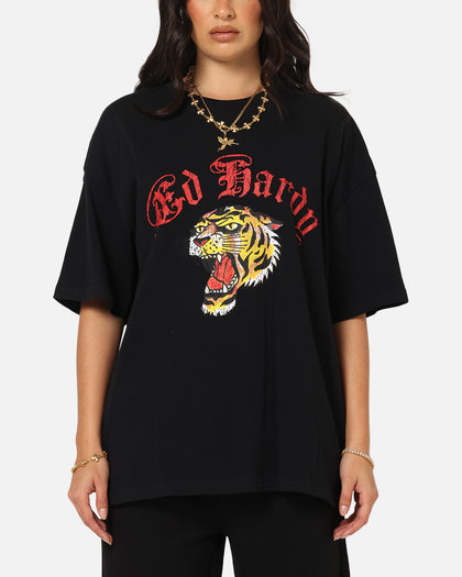 Ed Hardy Tiger Wrath T-Shirt Black