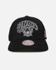 Mitchell & Ness Las Vegas Raiders Flames Pro Crown Snapback Black