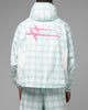 Loiter Ultra Hybrid Windbreaker Jacket Green Plaid