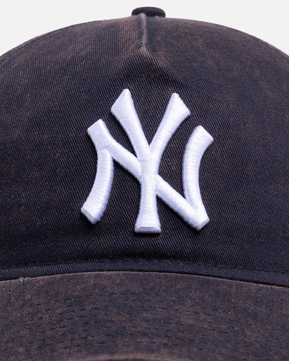 New Era New York Yankees 'Washed' 9FORTY A-Frame Unstructured Snapback Dark Blue