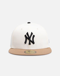 New Era New York Yankees 'Chrome Khaki' 59FIFTY Fitted White