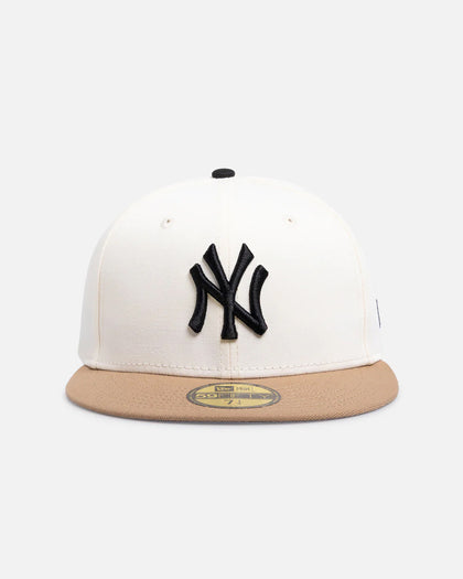 New Era New York Yankees 'Chrome Khaki' 59FIFTY Fitted White