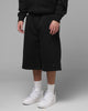 Loiter Ultra Hybrid Fleece Shorts Black