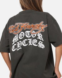 Ed Hardy Hardy Motors T-Shirt Washed Black