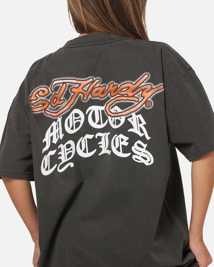 Ed Hardy Hardy Motors T-Shirt Washed Black