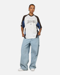 Mitchell & Ness Los Angeles Lakers Warehouse Rave Jersey White/Brown