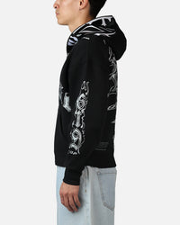 73 Studio Rey Mysterio Masked Hoodie Black Wash