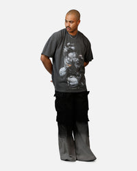 73Studio Marvel Sinister Six Rhino Heavyweight T-Shirt Black Wash