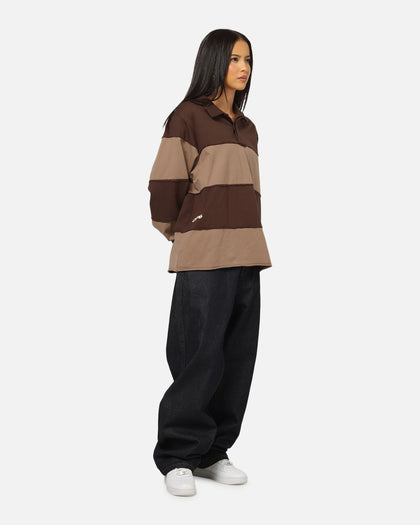 Carre Off Grid Rugby Shirt Brown