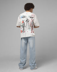 Loiter Hand Drawn T-Shirt Off White