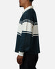 Carre Varsity Long Sleeve Polo Shirt Vintage Navy