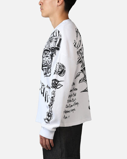 73Studio X WWE 'Hispanic Heritage Month' Rey Mysterio Thermal Long Sleeve T-Shirt White