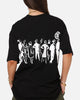 S Double People Stripe T-Shirt Black