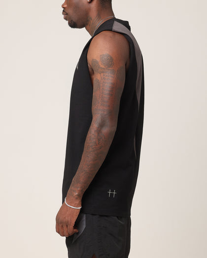 Saint Morta Rage Oversized Muscle T-Shirt Black/Grey