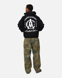 Carre Academy Chest Hoodie Black