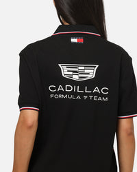 Tommy Hilfiger X Cadillac Formula 1 Team Replica Polo Shirt Black