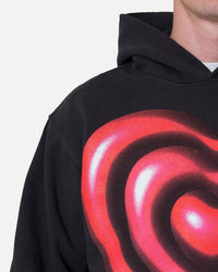 MNML Broken Heart Hoodie Off Black