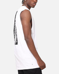 The Anti Order A Logo Merch Oversized Muscle T-Shirt White/Black