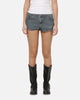 Ed Hardy Women's Signature Mini Shorts Mid Blue