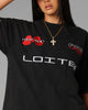 Loiter Racing Premium T-Shirt Charcoal