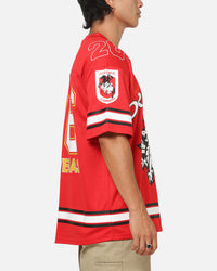 Bleacher Athletic St. George Illawarra Dragons NRL Vegas Round 2026 Jersey Red