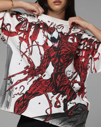 Loiter Marvel Spider-Man Carnage Boxy T-Shirt Off White