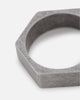 Saint Morta Hex Ring Antique Silver
