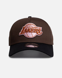 New Era Los Angeles Lakers 9Forty A-Frame Snapback Walnut