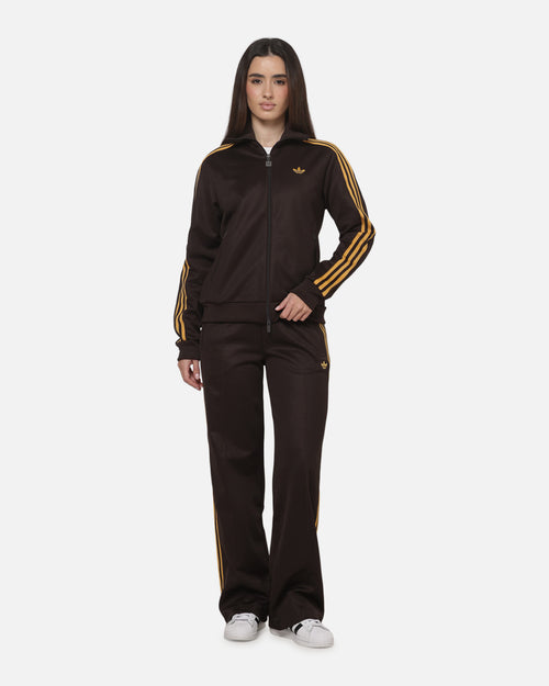 Adidas Women's Classic Track Pants Brown/Yellow