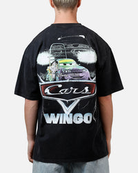 73Studio Disney And Pixar Cars Wingo Vintage T-Shirt Black Acidwash