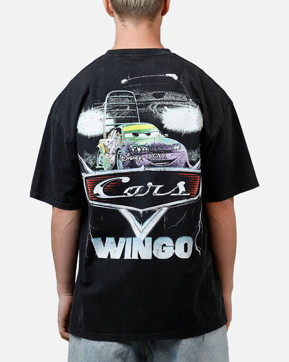 73Studio Disney And Pixar Cars Wingo Vintage T-Shirt Black Acidwash