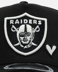 New Era Las Vegas Raiders 'I Heart Day & Night' 9FORTY A-Frame Black
