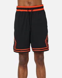 Jordan Dri-FIT Mesh Diamond Shorts Black/Orange