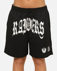 Mitchell & Ness Las Vegas Raiders Arch Script Shorts Black/White