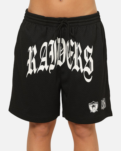 Mitchell & Ness Las Vegas Raiders Arch Script Shorts Black/White