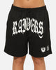 Mitchell & Ness Las Vegas Raiders Arch Script Shorts Black/White