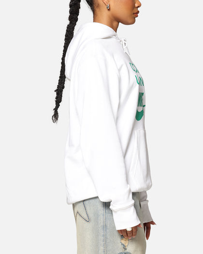 Nike Club French Terry Pullover Hoodie White/White/Green