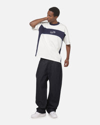 Carre Athletic Panel Crew T-Shirt Off White