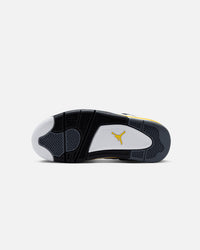 Jordan Kids' Air Jordan 4 Retro "Tour Yellow" (GS) White/Tour Yellow-White