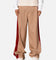 MNML Pinstripe Velvet Trim Pants Tan