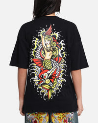 Ed Hardy Mermaid T-Shirt Black