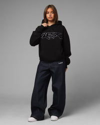 Loiter Global Hoodie Black