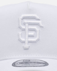 New Era San Francisco Giants 'Easy White' 9FORTY A-Frame Snapback White/White