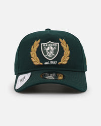 New Era Las Vegas Raiders 'Heritage Golf' Pre-Curved Golfer Snapback Cilantro Green